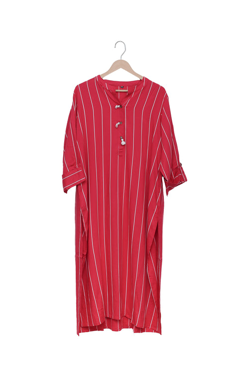 Cherry Lines Striped Kurti - Sarojini Market Online