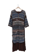 Indigo Dusk Layered Print Kurti