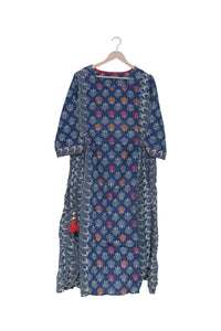 Indigo Mosaic Printed Kurti