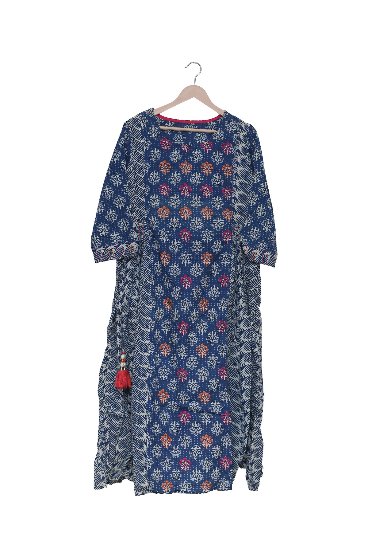 Indigo Mosaic Printed Kurti