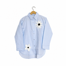Light Blue Floral Patch Shirt"