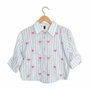 Bow Striped Shirt"