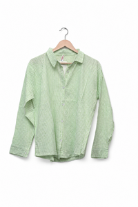 Green Striped Shirt"