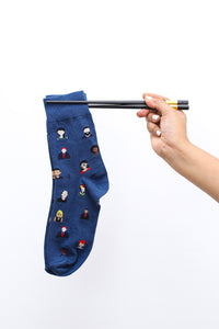 Corporate Blue Socks
