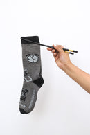 Vintage Time Grey Socks