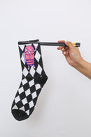 Checker Pop Character Socks