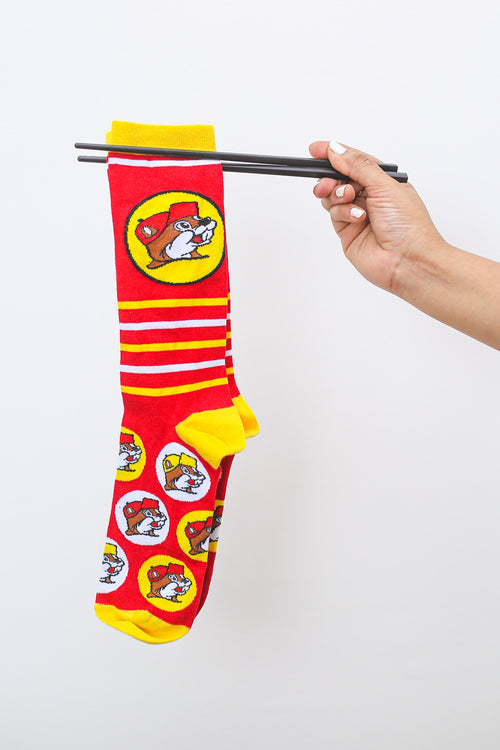 Retro Red Mascot Socks