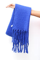 Electric Blue Cozy Scarf
