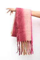 Berry Ombre Cozy Scarf