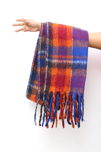 Autumn Check Plaid Scarf