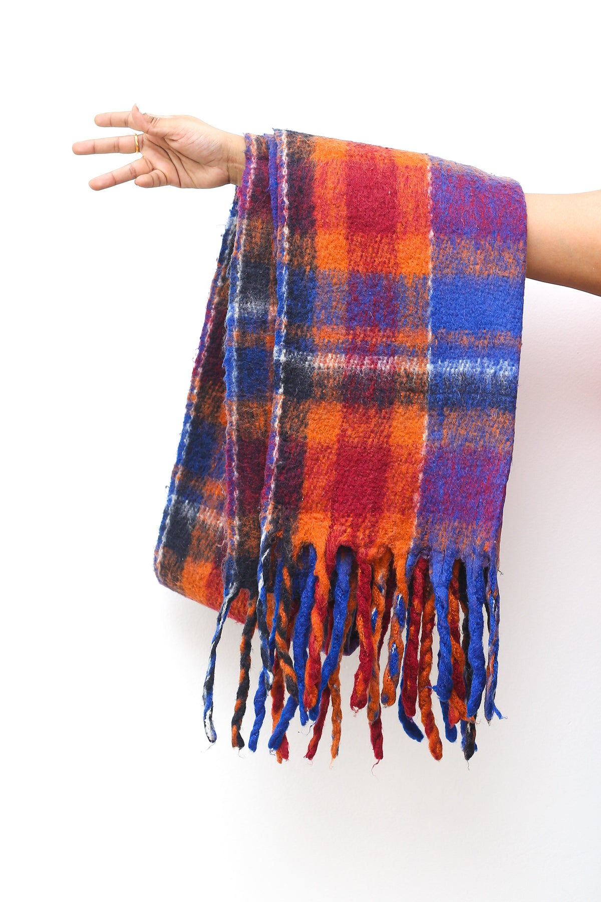Autumn Check Plaid Scarf
