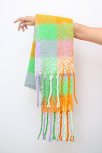 Citrus Pop Pastel Scarf