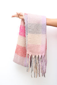 Pastel Dream Check Scarf