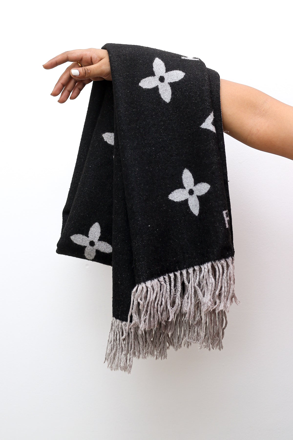 Midnight Floral Scarf