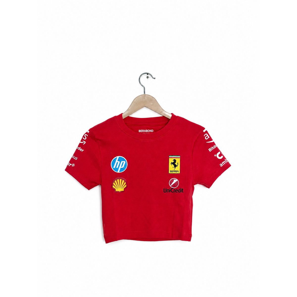 Trackside Crop Tee"